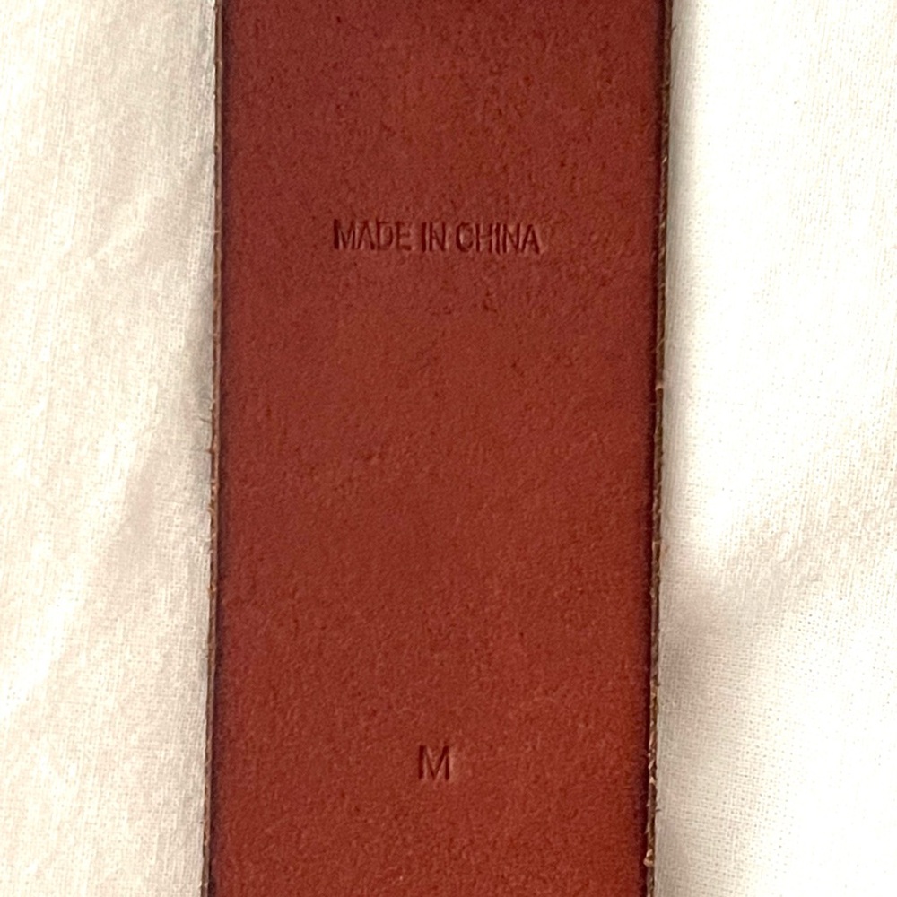 Ralph Lauren Brown Leather Belt with Silver Buckle - Picture 6 of 6